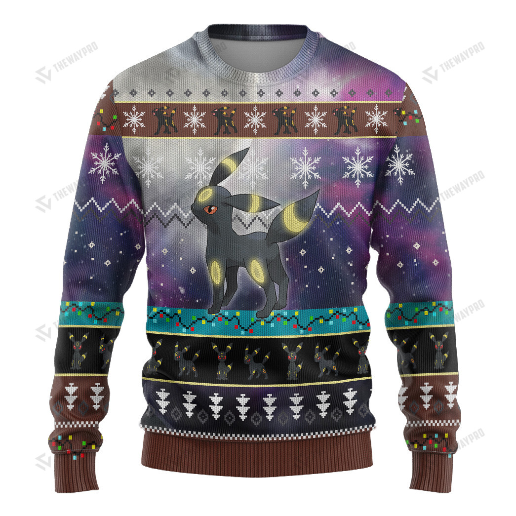 Pokemon Umbreon Christmas Sweater