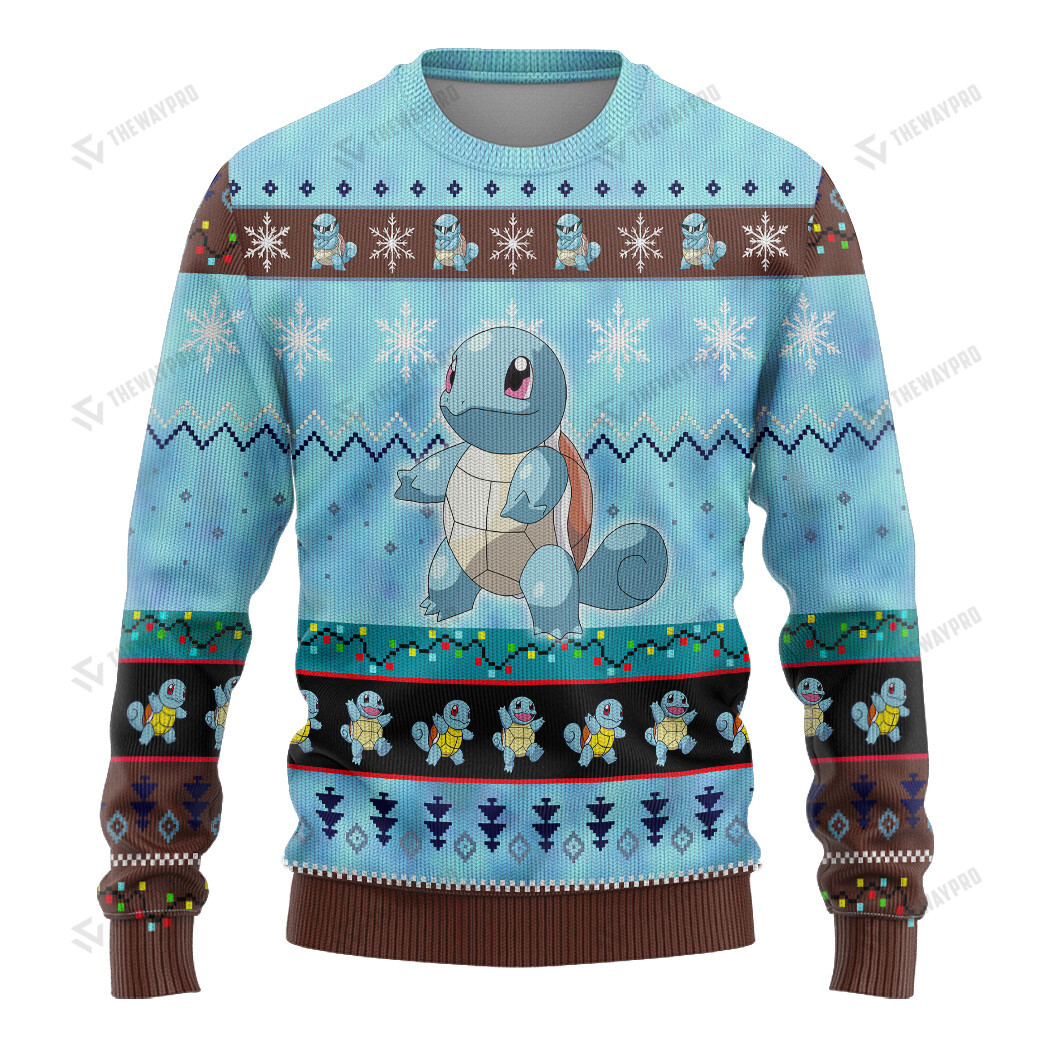 Pokemon Squirtle Christmas Sweater