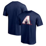 Men's Fanatics Branded Navy Arizona Diamondbacks Red White and Team T-Shirt