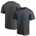 Men's Fanatics Branded Charcoal Chicago Cubs Iconic Primary Pill T-Shirt
