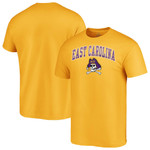 Men's Fanatics Branded Gold East Carolina Pirates Campus T-Shirt