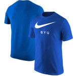 Men's Nike Royal BYU Cougars Big Swoosh T-Shirt