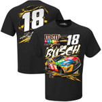 Men's Joe Gibbs Racing Team Collection Black Kyle Busch Slingshot Graphic T-Shirt