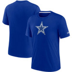 Men's Nike Royal Dallas Cowboys Historic Impact Tri-Blend T-Shirt