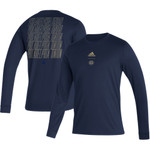 Men's adidas Navy Philadelphia Union Club Long Sleeve T-Shirt