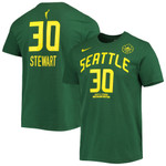 Men's Nike Breanna Stewart Green Seattle Storm Explorer Edition Name & Number T-Shirt