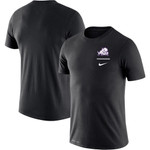 Men's Nike Black TCU Horned Frogs Logo Stack Legend Performance T-Shirt