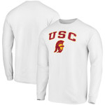 Men's Fanatics Branded White USC Trojans Campus Long Sleeve T-Shirt