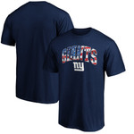Men's Fanatics Branded Navy New York Giants Banner Wave Logo T-Shirt