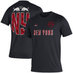 Men's adidas Black New York Red Bulls Jersey Hook AEROREADY T-Shirt