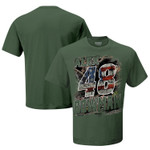 Men's Hendrick Motorsports Team Collection Olive Alex Bowman Camo Patriotic T-Shirt