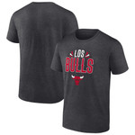Men's Fanatics Branded Charcoal Chicago Bulls Noches Ã‰ne-BÃ©-A T-Shirt