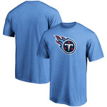 Men's Fanatics Branded Light Blue Tennessee Titans Primary Logo T-Shirt