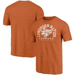 Men's Fanatics Branded Heathered Texas Orange Texas Longhorns Team Hometown Tri-Blend T-Shirt