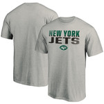 Men's Fanatics Branded Heathered Gray New York Jets Fade Out T-Shirt