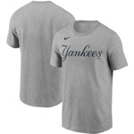Men's Nike Anthracite New York Yankees Team Wordmark T-Shirt