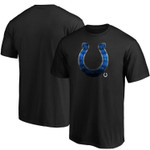Men's Fanatics Branded Black Indianapolis Colts Midnight Mascot Team Logo T-Shirt