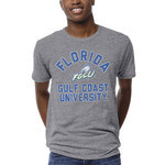 Men's League Collegiate Wear Heathered Gray Florida Gulf Coast Eagles Victory Falls T-Shirt