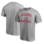 Men's Fanatics Branded Heathered Gray Arkansas Razorbacks In Bounds T-Shirt
