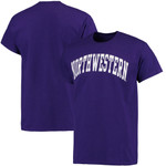 Men's Purple Northwestern Wildcats Basic Arch T-Shirt