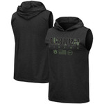 Men's Colosseum Black Auburn Tigers OHT Military Appreciation Camo Logo Hoodie Sleeveless T-Shirt