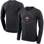 Men's Nike Black Ohio State Buckeyes Basketball Icon Legend Performance Long Sleeve T-Shirt