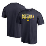 Men's Fanatics Branded Navy Michigan Wolverines True Sport Baseball T-Shirt