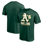 Men's Fanatics Branded Green Oakland Athletics Big & Tall Primary Wordmark T-Shirt