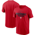Men's Nike Red Washington Nationals Primetime Property Of Practice T-Shirt
