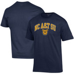 Men's Champion Navy North Carolina A&T Aggies Arch Over Logo T-Shirt