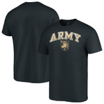 Men's Fanatics Branded Black Army Black Knights Campus T-Shirt