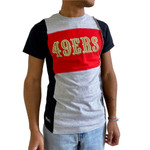 Men's Refried Apparel Heather Gray San Francisco 49ers Sustainable Split T-Shirt