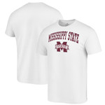 Men's Fanatics Branded White Mississippi State Bulldogs Logo Campus T-Shirt