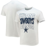 Men's White Dallas Cowboys Stripe T-Shirt