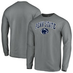 Men's Fanatics Branded Charcoal Penn State Nittany Lions Campus Long Sleeve T-Shirt