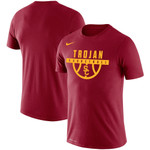 Men's Nike Cardinal USC Trojans Basketball Drop Legend Performance T-Shirt