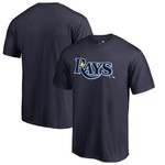 Men's Fanatics Branded Navy Tampa Bay Rays Team Wordmark T-Shirt