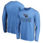 Men's Fanatics Branded Light Blue Tennessee Titans Team Lockup Long Sleeve T-Shirt