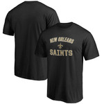 Men's Fanatics Branded Black New Orleans Saints Victory Arch T-Shirt