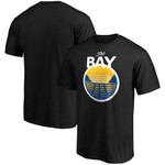 Men's Fanatics Branded Black Golden State Warriors The Bay Logo T-Shirt