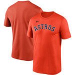 Men's Nike Orange Houston Astros Wordmark Legend T-Shirt