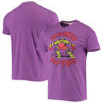 Men's Homage Purple Toronto Raptors NBA x Teenage Mutant Ninja Turtles Tri-Blend T-Shirt