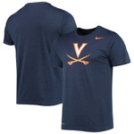 Men's Nike Navy Virginia Cavaliers School Logo Legend Performance T-Shirt