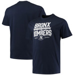 Men's Navy New York Yankees Big & Tall Hometown Collection The Bomber T-Shirt