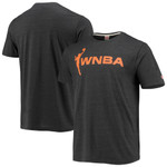 Women's Homage Charcoal WNBA Tri-Blend Logo T-Shirt