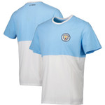 Men's Sky Blue/White Manchester City Block West T-Shirt