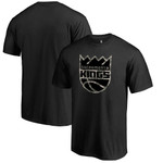 Men's Fanatics Branded Black Sacramento Kings Cloak Camo T-Shirt