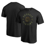 Men's Fanatics Branded Black Detroit Pistons Liberty T-Shirt