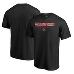 Men's Fanatics Branded Black San Diego State Aztecs True Sport Football T-Shirt