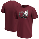 Men's Maroon Colorado Mammoth Primary Logo T-Shirt